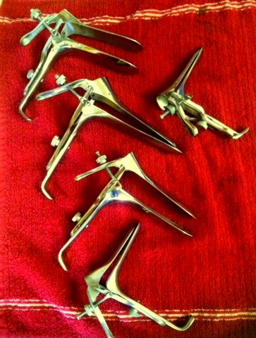 Speculums on parade!